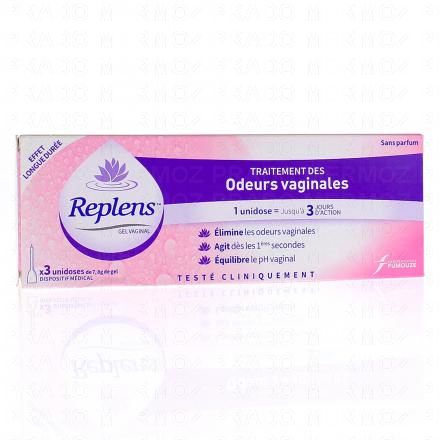 REPLENS Traitement des odeurs vaginales x3 unidoses