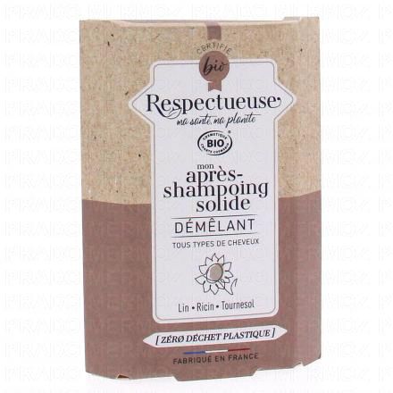 RESPECTUEUSE Après shampooing solide démêlant 40g