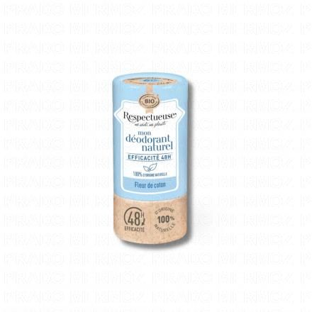 RESPECTUEUSE Mon Déodorant naturel Bio Fleur de coton 50g