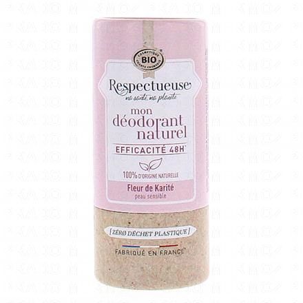 RESPECTUEUSE Mon déodorant naturel Fleur de karité bio 50g
