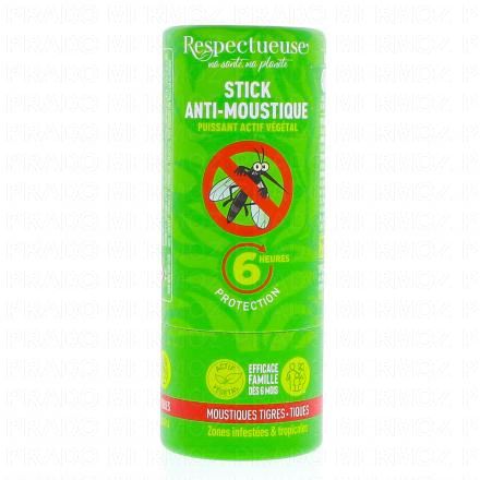 RESPECTUEUSE Stick anti-moustique 40g