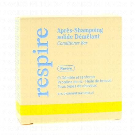 RESPIRE Apr&egrave;s-shapooing solide d&eacute;m&ecirc;lant 50g