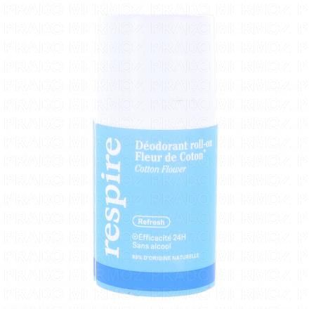 RESPIRE D&eacute;odorant Roll on Fleur coton (50ml)