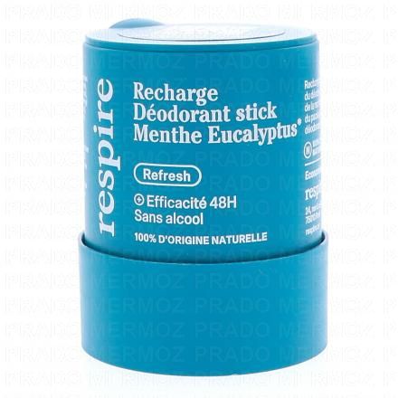 RESPIRE D&eacute;odorant Stick Menthe Eucalyptus (eco-recharge 50g)