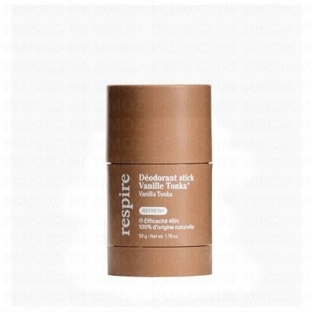 RESPIRE D&eacute;odorant stick Vanille Tonka 50g (d&eacute;odorant)