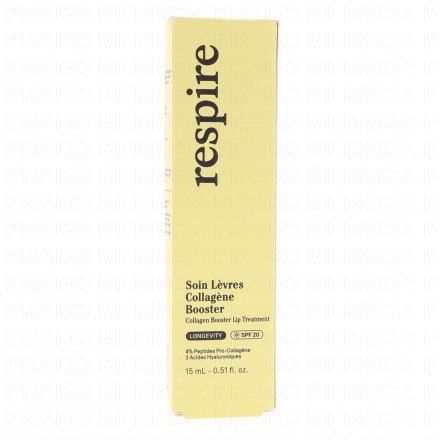 RESPIRE Soin L&egrave;vres Collag&egrave;ne Booster SPF20 15ml