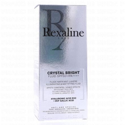 REXALINE Crystal Bright - Fluide matifiant lumi&egrave;re SFP50+ 30ml