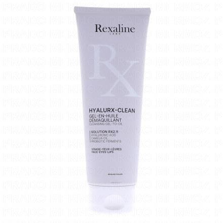 REXALINE Hyalurx Clean - Gel en huile démaquillant 125ml