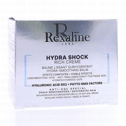 REXALINE Hydra shock - Baume lissant surhydratant riche 50ml