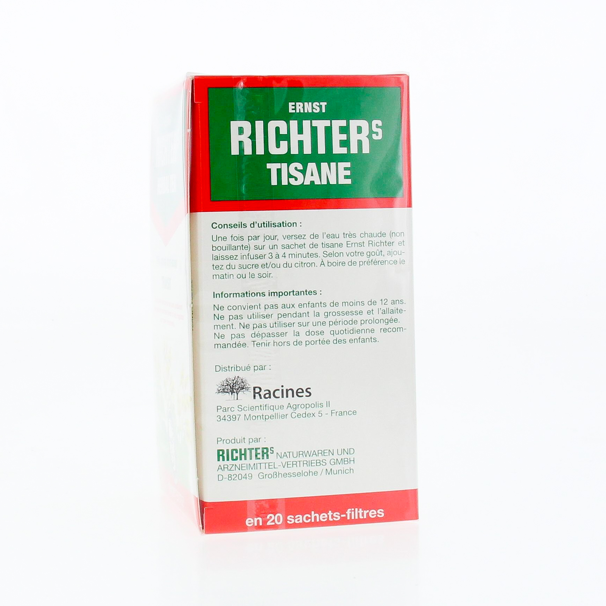 RICHTER'S Tisane transit sachets filtres x 20