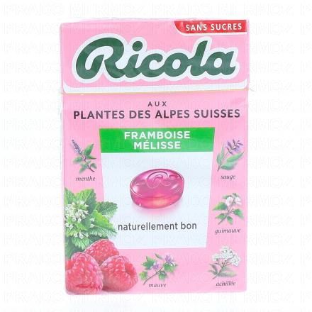 RICOLA Bonbons framboise mélisse sans sucres 50g