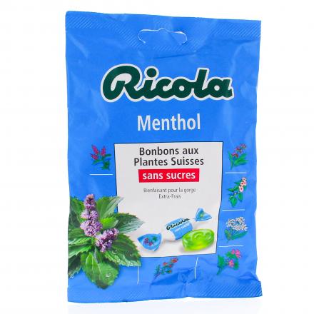 RICOLA Bonbons aux plantes suisses goût menthol (70g)