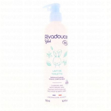 RIVADOUCE Lait de toilette b&eacute;b&eacute; bio 500ml