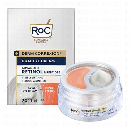 ROC Derm Correxion Duo Soin Contour des Yeux R&eacute;tinol 2x10ml