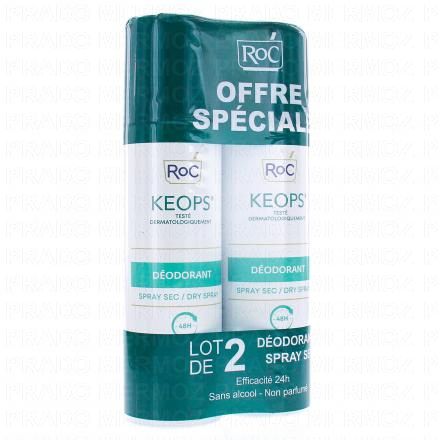 ROC Keops D&eacute;odorant spray sec (lot 2 x 150 ml)