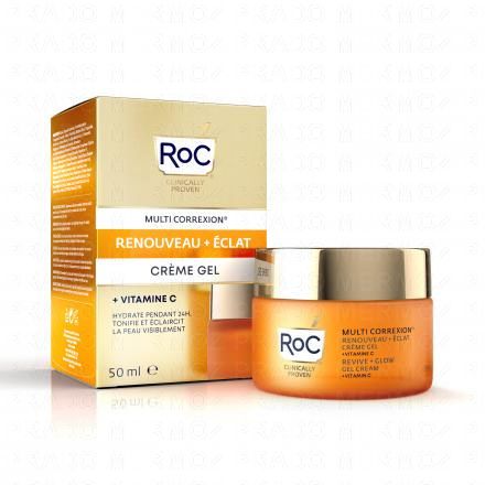 ROC Multi correction renouveau + &eacute;clat - Cr&egrave;me gel 50 ml