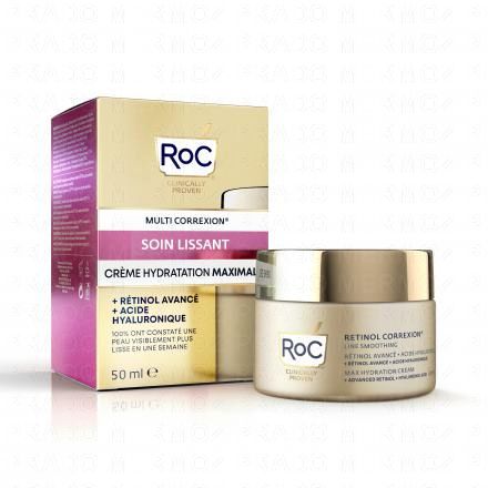 ROC Multi correxion - Soin lissant cr&egrave;me hydratation maximale 50ml
