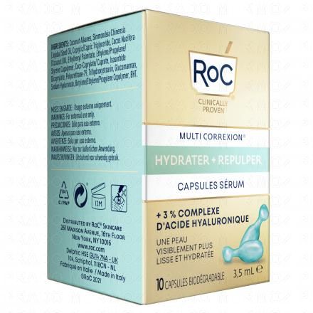 ROC Multo correxion hydrater et repulper - Capsules s&eacute;rum (10 capsules)
