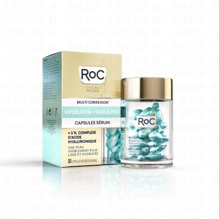 ROC Multo correxion hydrater et repulper - Capsules s&eacute;rum (30 capsules)