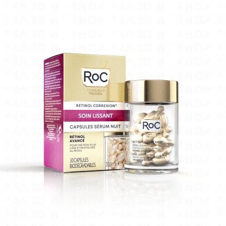 ROC R&eacute;tinol conexion Soin lissant Capsules s&eacute;rum nuit (30 capsules)