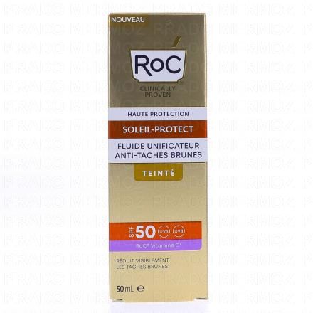 ROC Soleil-Protect - Fluide Unificateur Teint&eacute; Anti-Taches Brunes SPF50 50ml