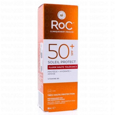 ROC Soleil-Protect fluide haute tol&eacute;rance r&eacute;confortant SPF50 50ml