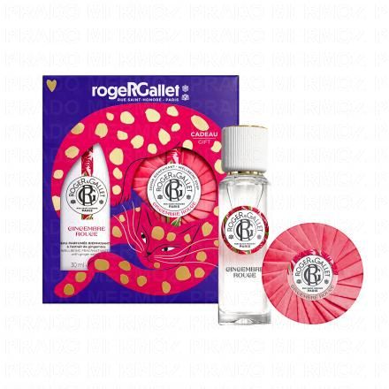 ROGER & GALLET Coffret Eau Parfumée Bienfaisante Gingembre Rouge 30ml et Savon 100g