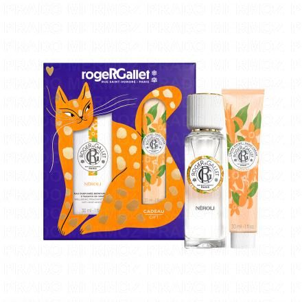 ROGER & GALLET Coffret Eau Parfum&eacute;e Bienfaisante N&eacute;roli 30ml et sa Cr&egrave;me Mains