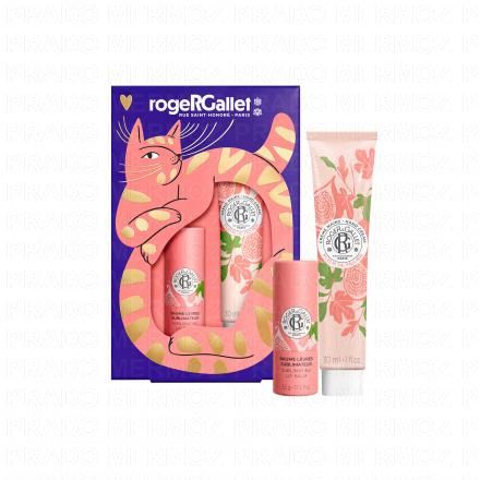 ROGER & GALLET Coffret Duo Fleur de Figuier, Baume L&egrave;vres et Cr&egrave;me Mains