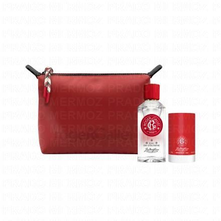 ROGER & GALLET Coffret Trousse Jean Marie Farina Eau de Cologne 100ml et son D&eacute;odorant