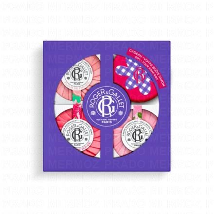 ROGER & GALLET Coffret fête des mères - Trio Savons Bienfaisants 3x100g