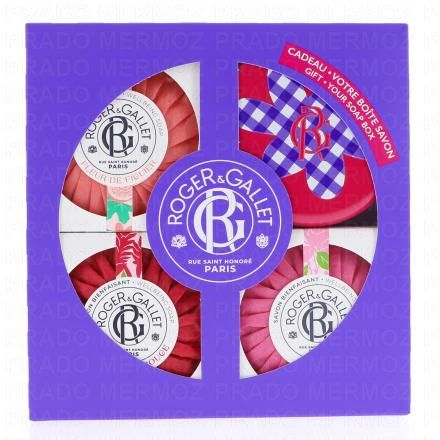 ROGER & GALLET Coffret f&ecirc;te des m&egrave;res - Trio Savons Bienfaisants 3x100g