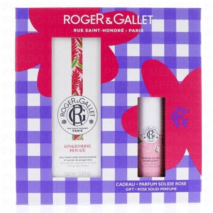 ROGER & GALLET Coffret f&ecirc;te des m&egrave;res gingembre rouge