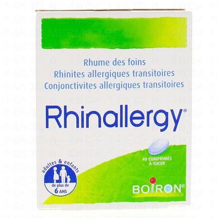 RHINALLERGY Rhume des foins Rhinites Conjonctivites 40Cp