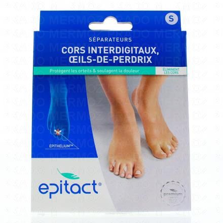 EPITACT S&eacute;parateurs de cors interdigitaux oeils de perdrix &agrave; l'epithelium (lot de 6 petits)
