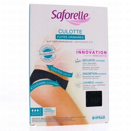 SAFORELLE Culotte fuites urinaires l&eacute;g&egrave;res &agrave; mod&eacute;r&eacute;es (taille 46)