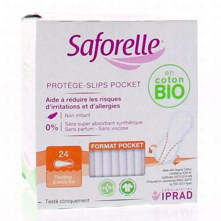 SAFORELLE Prot&egrave;ge-slips pocket (boite de 24)