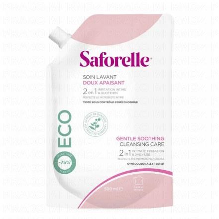 SAFORELLE Soin lavant doux apaisant (recharge 500ml)