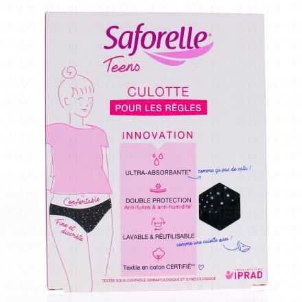 SAFORELLE Teens - Culotte menstruelle (taille 12 ans)
