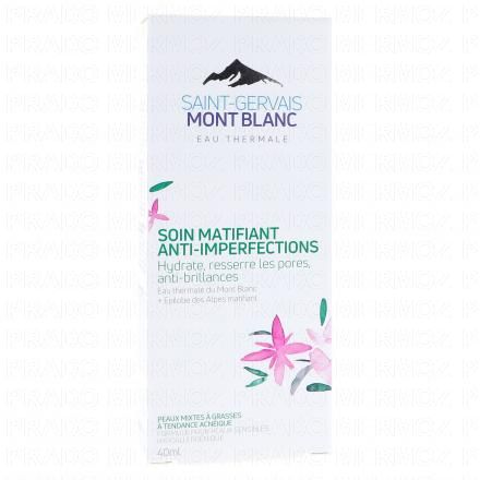 SAINT-GERVAIS MONT BLANC Anti-imperfection hydratant et matifiant tube 40 ml