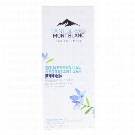 SAINT-GERVAIS MONT BLANC Soin essentiel hydratant 24h légère tube 40 ml