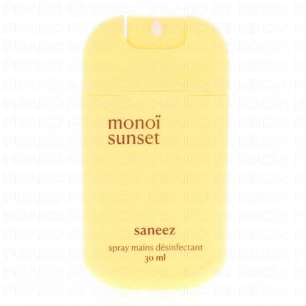 SANEEZ Mono&iuml; Sunset Spray Mains D&eacute;sinfectant 30ml