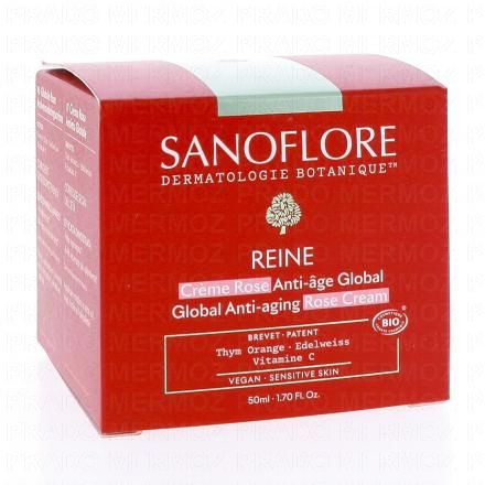 SANOFLORE Reine - Cr&egrave;me Rose Anti-&acirc;ge Global Bio 50 ml