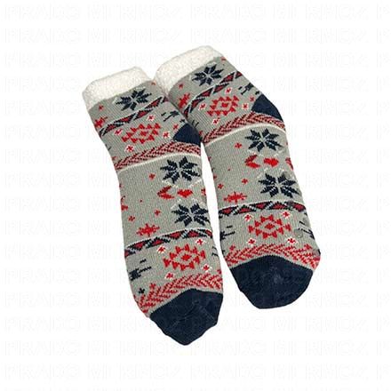 SANOSOIN Chaussettes Bien-être Aloe Vera (grise et bleue 35/40)