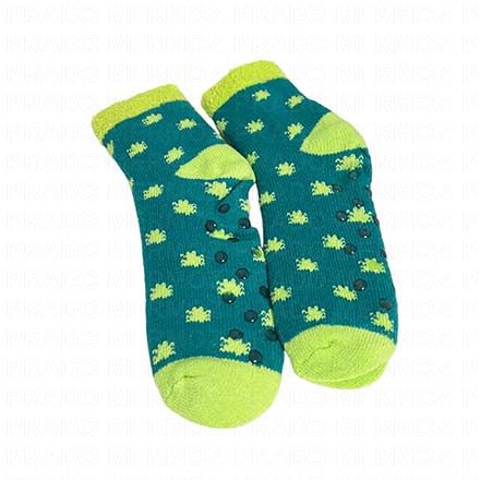 SANOSOIN Chaussettes Bien-être Aloe Vera (verte à pois 35/40)