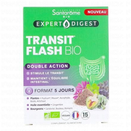 SANTAROME Expert Digest - Transit Flash Bio x15 comprim&eacute;s