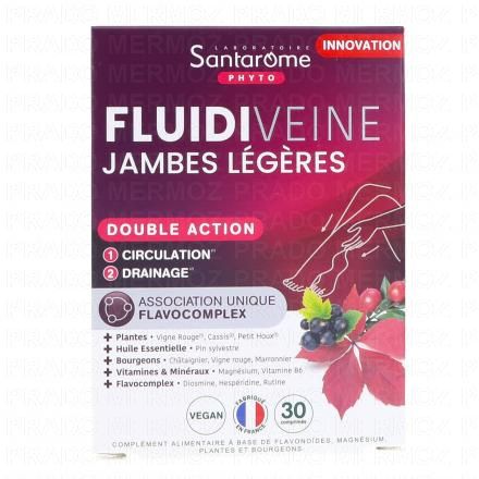 SANTAROME Phyto - Fluidiveine Jambes L&eacute;g&egrave;res Triple Action x30 Comprim&eacute;s