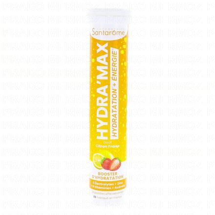 SANTAROME Hydra'Max - Booster d'Hydratation gout Citron Fraise x20