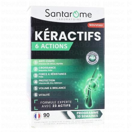SANTAROME Kéractifs 6 actions 90cps