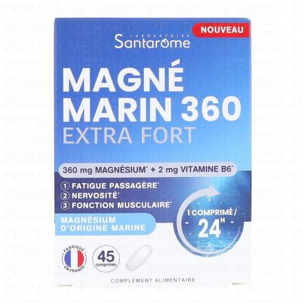 SANTAROME Magn&eacute; Marin 360 Extra Fort x45 comprim&eacute;s